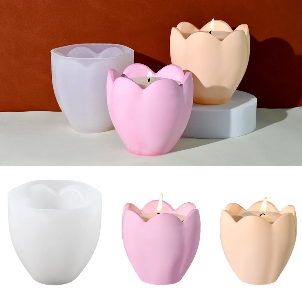 Candle Making Tips - Suporte de vela de tulipa, moldes