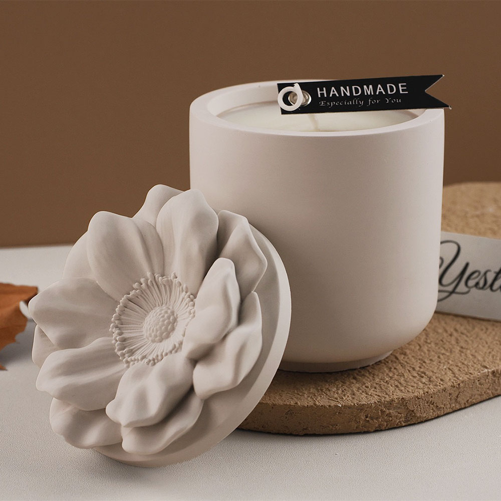 Candle Making Jars - Caixa de armazenamento de girassol, molde