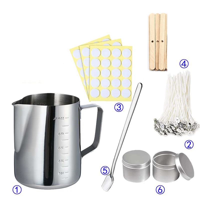 Candle Making Jars - Kit de suprimentos para fazer velas,