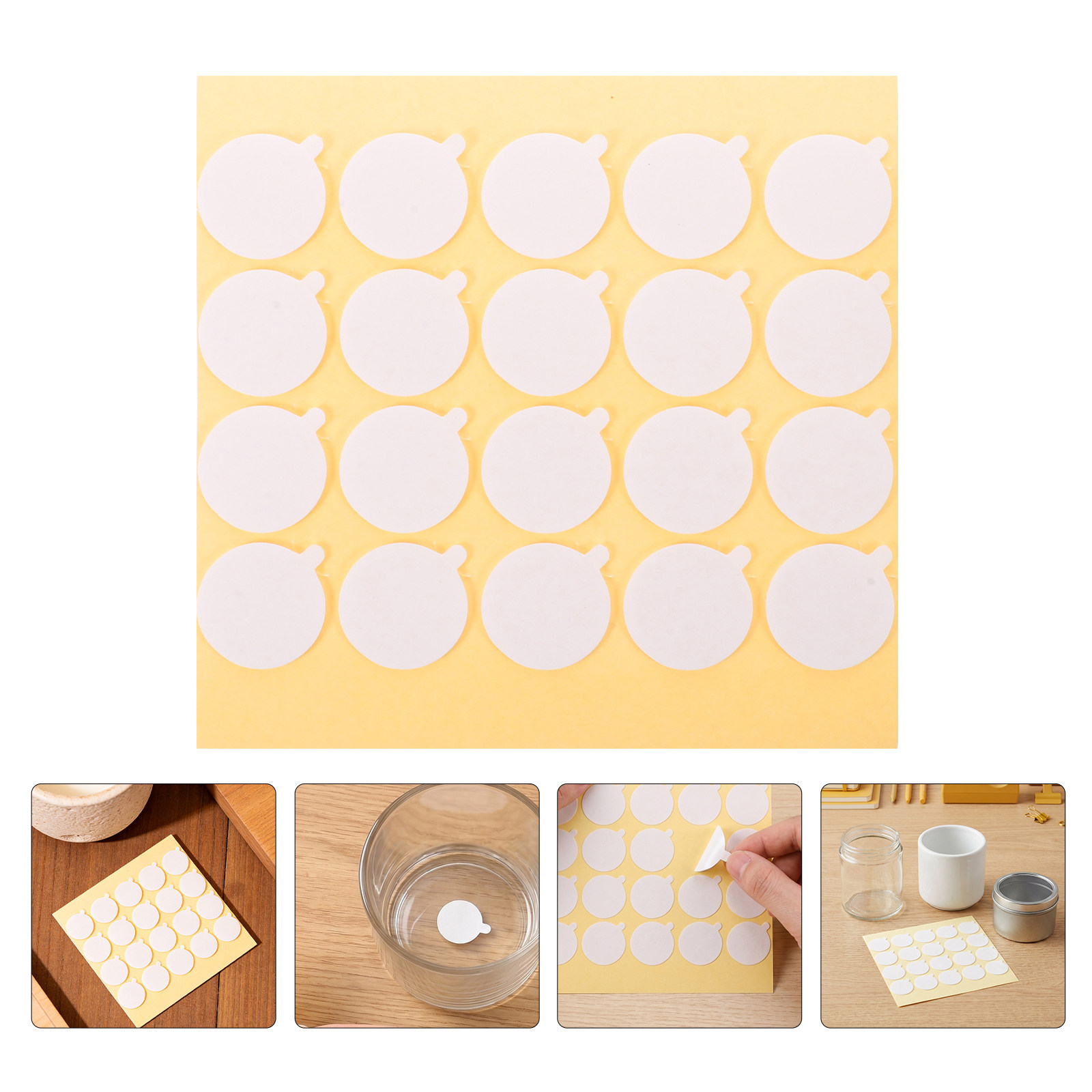 Adhesive Dot Wick - 800 Adesivos de Cera Dupla Face