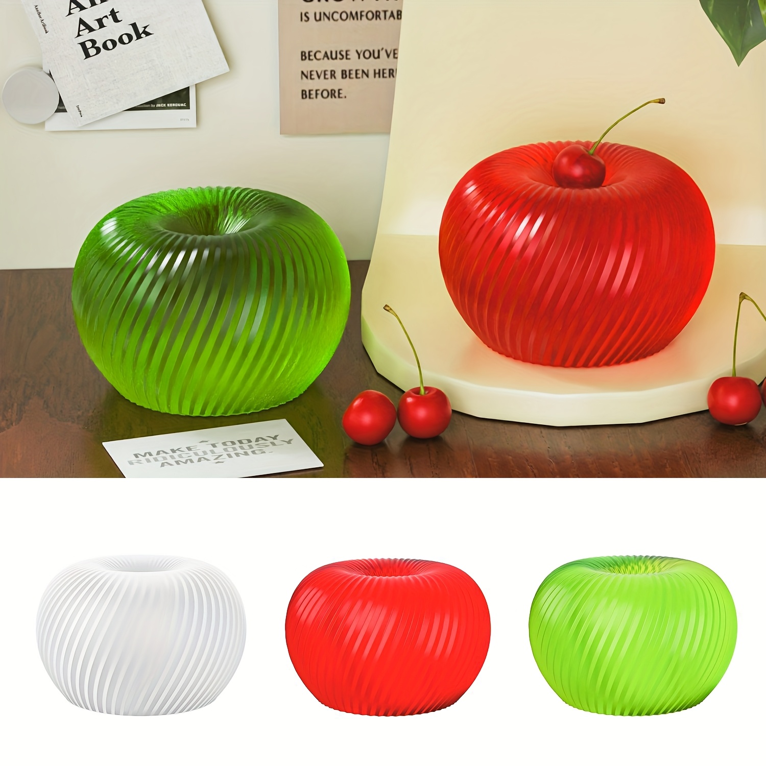 Candle Making Equipment - Um molde de silicone em formato