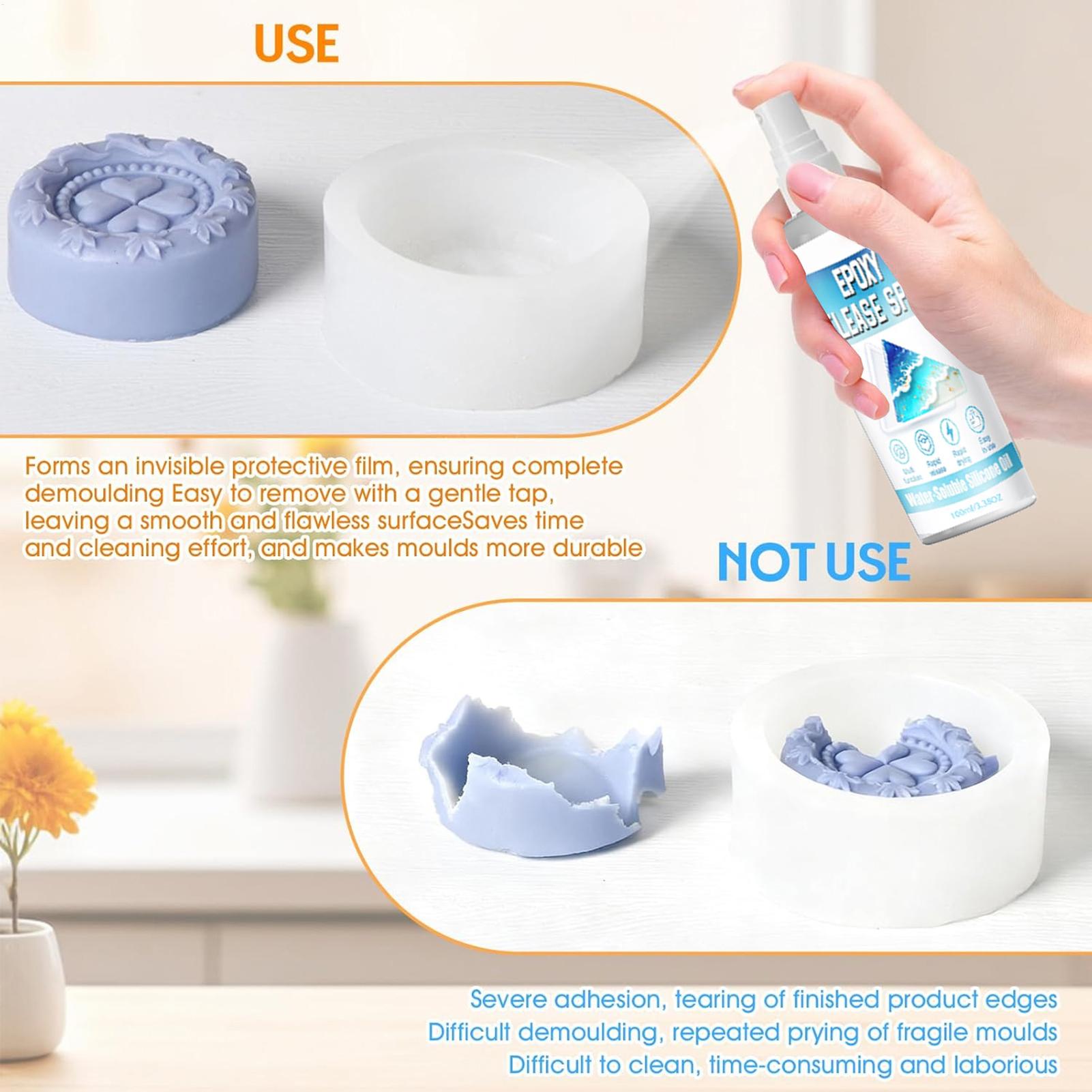 Spray Desmoldante de Silicone  - Candle Making Tutorial avaliação e preço