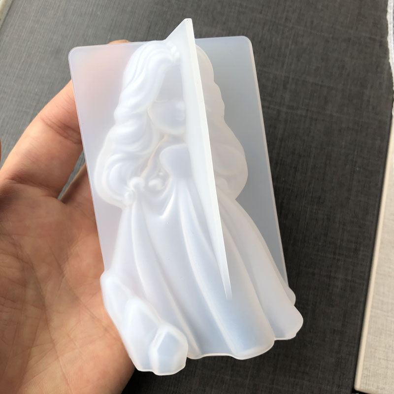 3d bonito princesa silicone ve - Candle Making Equipment avaliação e preço