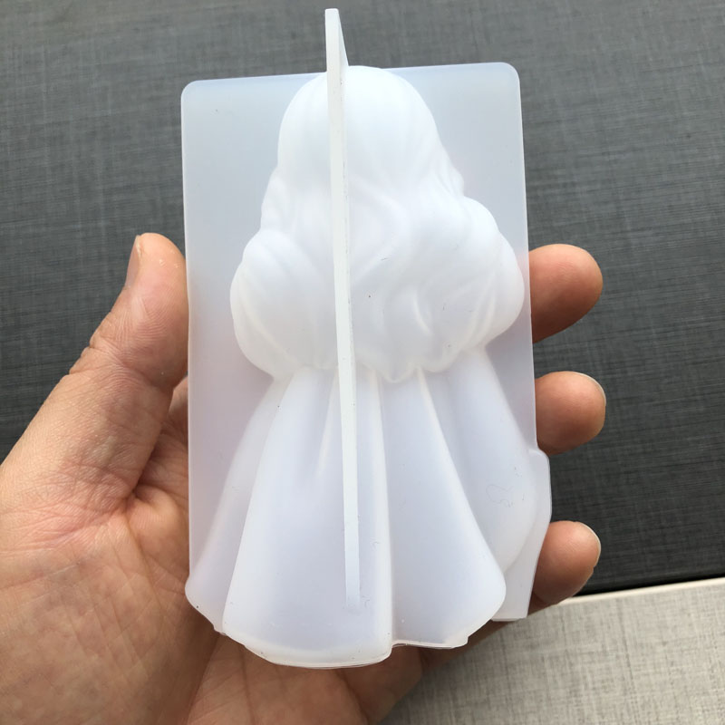 3d bonito princesa silicone ve - Candle Making Equipment avaliação e preço