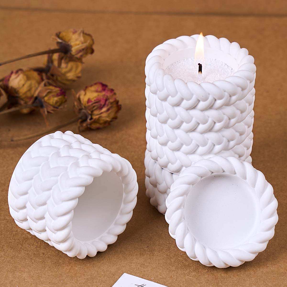 1/2/3/4 pisos corda de cânhamo - Candle Making Jars avaliação e preço