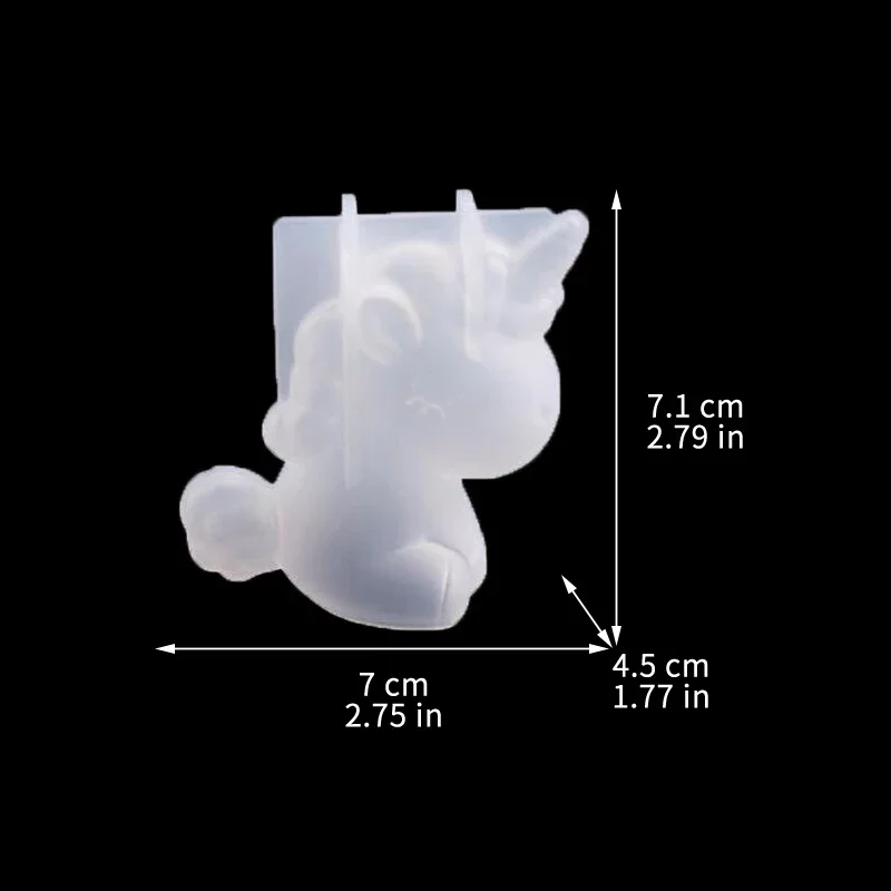 3d geométrico silicone unicórn - Candle Making Equipment avaliação e preço