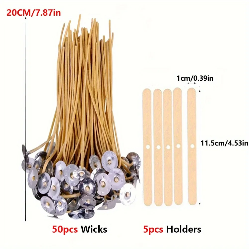 Mechas de vela 50 pçs 8 Polega - Candle Making Tips avaliação e preço