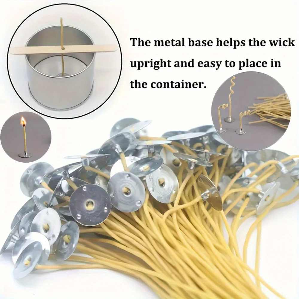 Mechas de vela 50 pçs 8 Polega - Candle Making Tips avaliação e preço