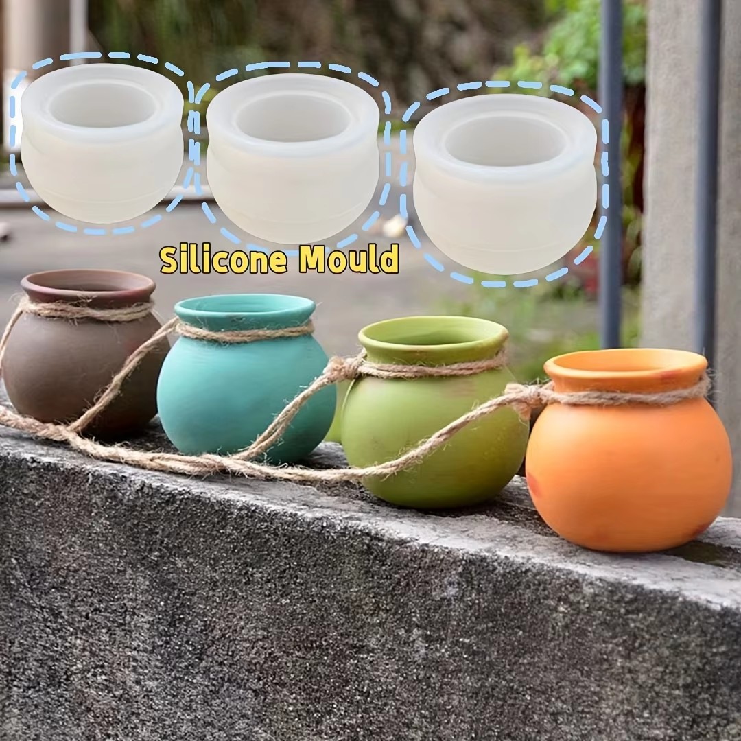 Moldes de Silicone para Vasos  - Candle Making Equipment avaliação e preço