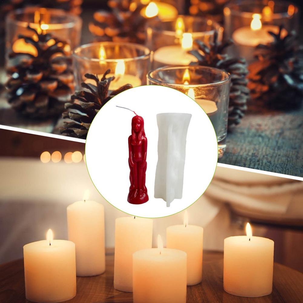 Diy molde de vela humanóide mo - Candle Making Business avaliação e preço