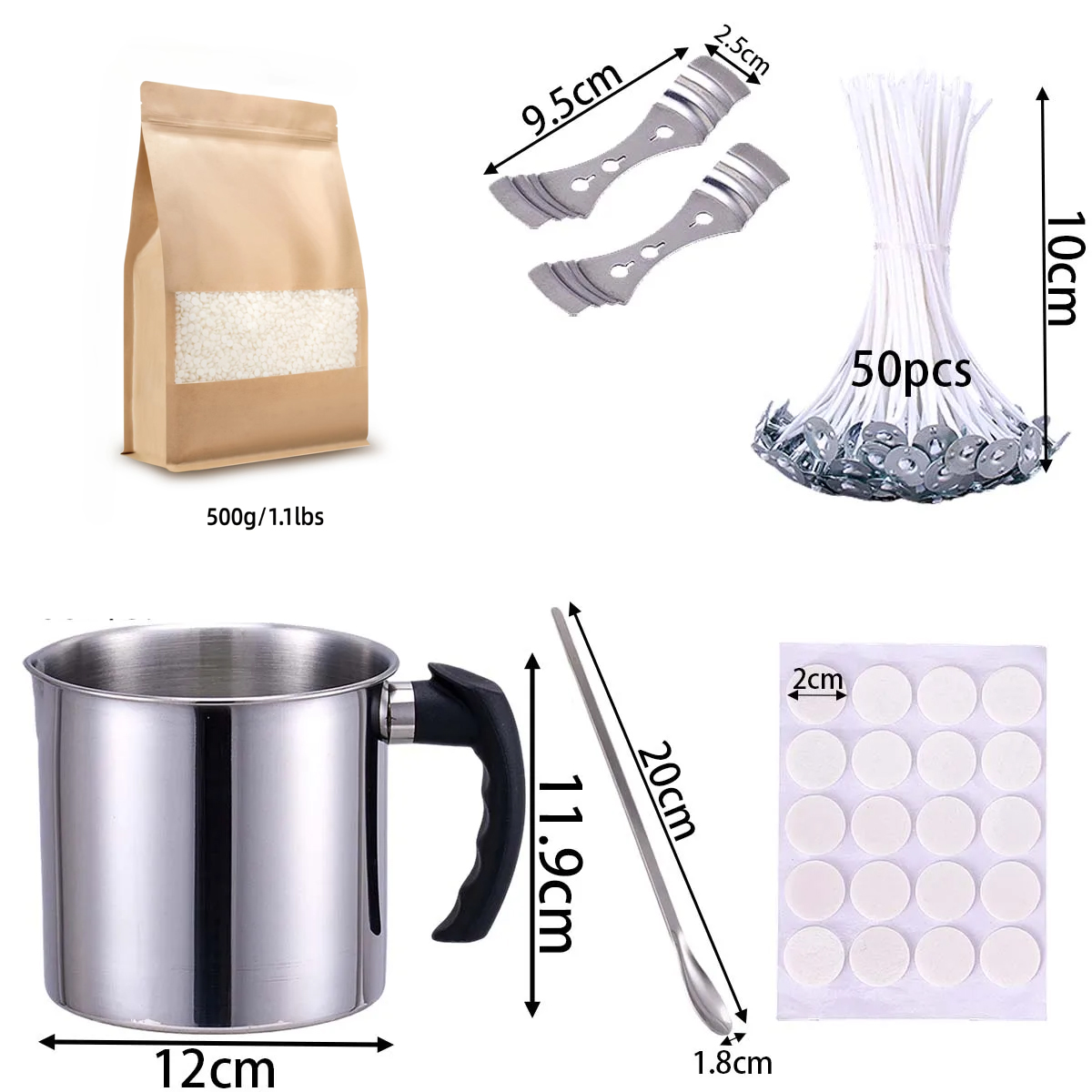 Kit de Ferramentas para Fazer  - Candle Making Jars avaliação e preço